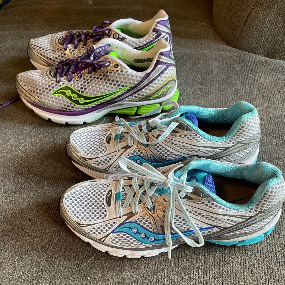 Gently used saucony shoes